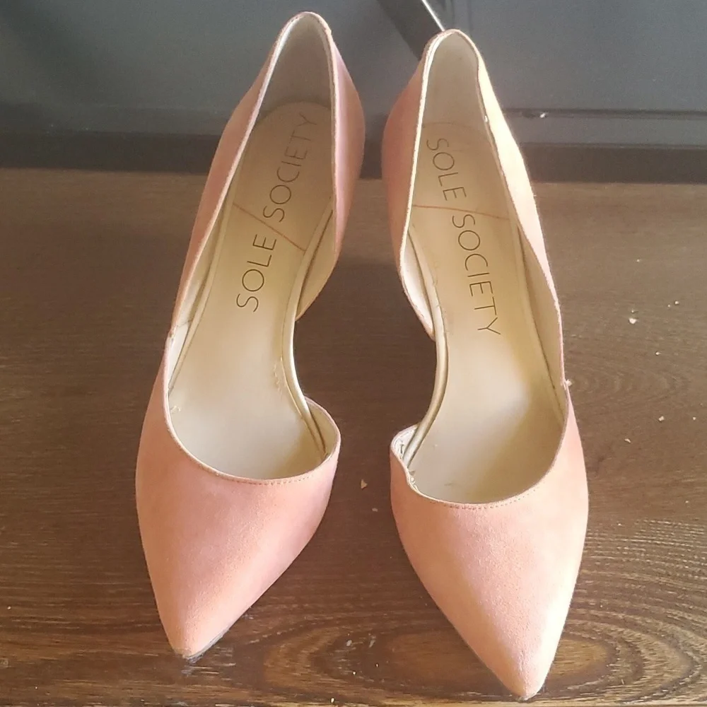 Sole Society Rose Color Pumps Size 9 New